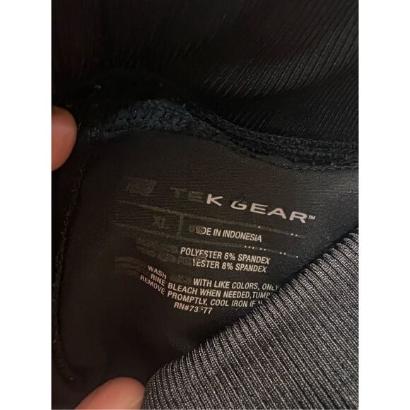 Tek Gear Black With White Stripe Shorts Woman’s Size XL FLAWED - Picture 7 of 11